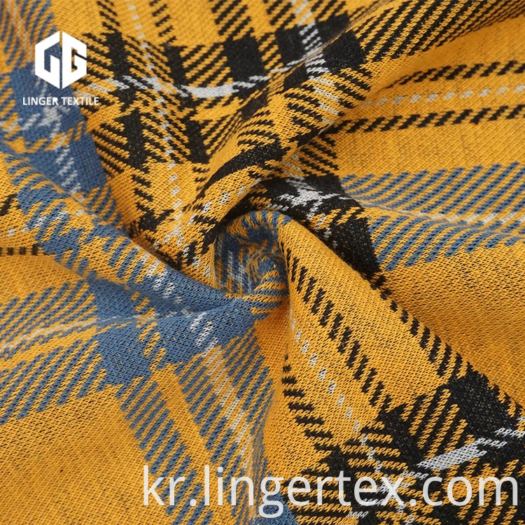 의복을위한 고전적인 디자인에 의하여 염색되는 털실에 의하여 뜨개질을하는 자카드 직물 직물